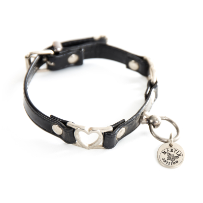 Leather necklace - dia. 35cm - 1.2cm