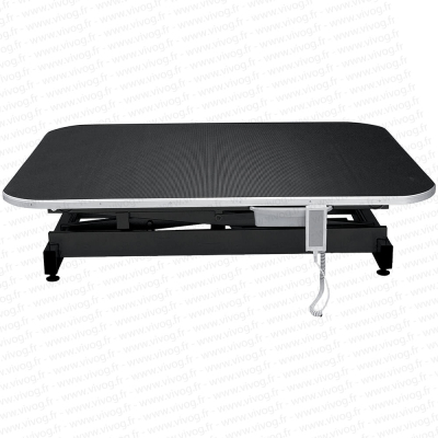 Electric massage table - WOOD - 130x100cm - black x 1