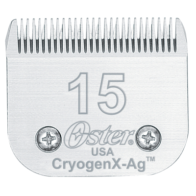 Clipper blade - Oster cryogen X-Ag - Clip system - Nr 15 - 1,2mm