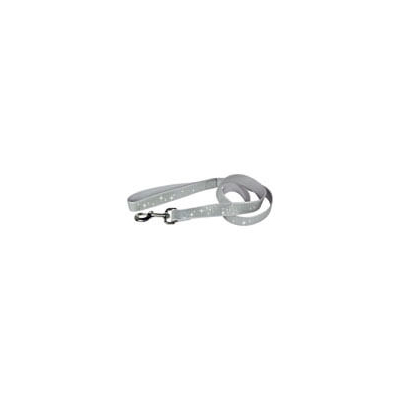 Dog lead - grey + paillette - 120x2.5cm