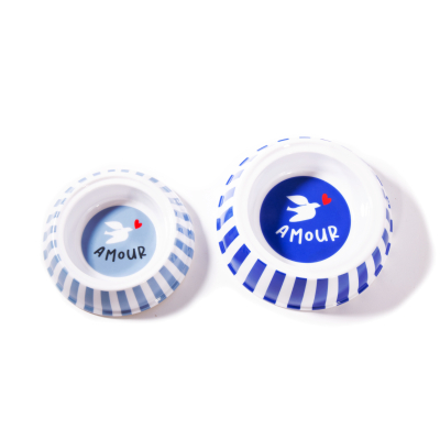 Gamelle mélaminée - Happy Line - 300ml - multicolore