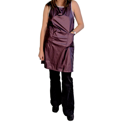 Waterproof grooming blouse - sleeveless - plum - Size S - Waist size 94cm - Length 89cm