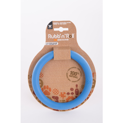 Rubb'n'Roll Toy - Blue Ring - 14.5 cm