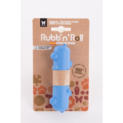 Floating Rubb'n'Roll Toy - Blue Stem - 12x3.5 cm
