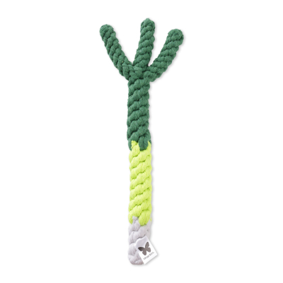 Rope toy leek - 32 x 13,5 x 2,5 cm