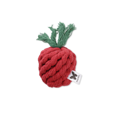Tomato rope toy - 12,5 x 7,5 x 7,5 cm