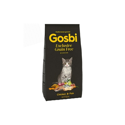 Croquette Gosbi Exclusive Grain Free Chicken & Fish Kitten - 2kg 1