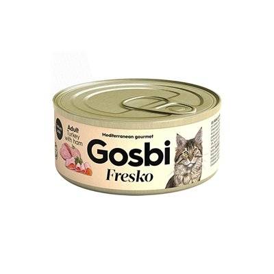 Fresko Cat Adult Turkey and Ham 70 gr Batch of 10