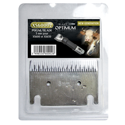 Blade with cutting blade for optimum XS660, XS670, CHB200, CH250 et 350 (3 mm)