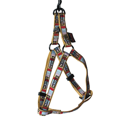 Harnais en nylon - Bayadère - 25/35cm - 1cm - multicolore