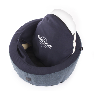 Corbeille ronde - Guest House - T57 - bleu x 1
