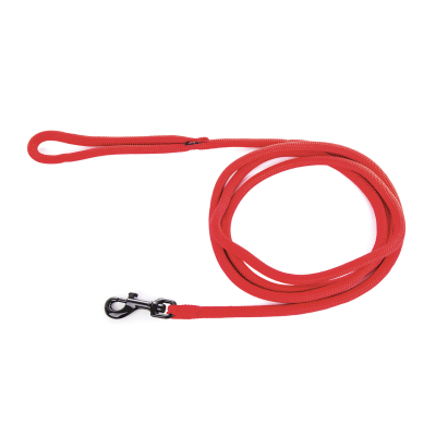Laisse en nylon - Classique Rond - 2m - 1.3cm - rouge