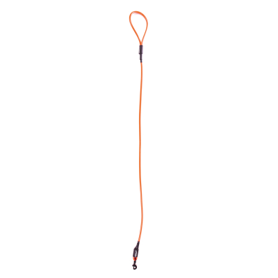 Laisse en pvc rond - Fluo - 1m20 - 8cm - orange fluo