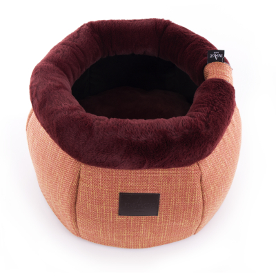 Tall round basket - Saint Germain - T40 - orange 1