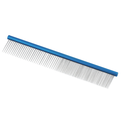 Peigne métal de finition pour toilettage de chat et chien - Vivog - Longueur 25 cm