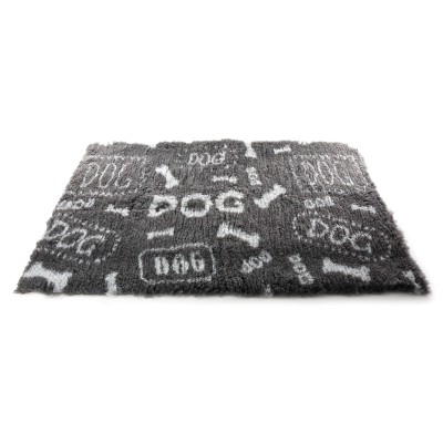 Tapis épais PetBed - Motif dog - T50 - gris 1