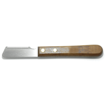 Trimmer à épiler les chiens - bois - Vivog - Gaucher - 19 dents - moyen