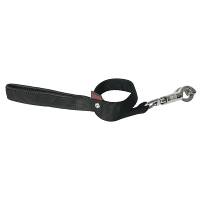 Laisse crochet en nylon - Classique - 70cm - 2.5cm - noir x 1