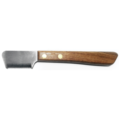 Trimmer à épiler les chiens - bois - Vivog - Gaucher - 22 dents - moyen