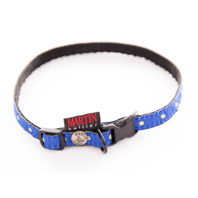 Collier en nylon - Beach pois - <25cm - 1cm - bleu 1