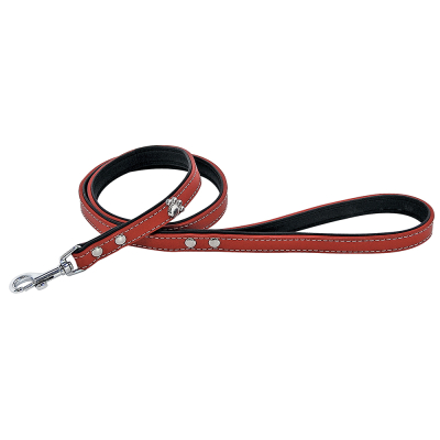Leash in faux leather - Classic Vivog - 1m - Black x 1