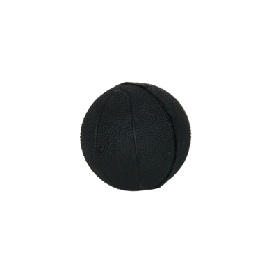 Dog toy - Rubb'n'Black - black ball - L -  7 cm
