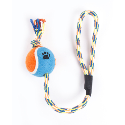 Dog toy - tennis balls - rope ball - Pack of 4