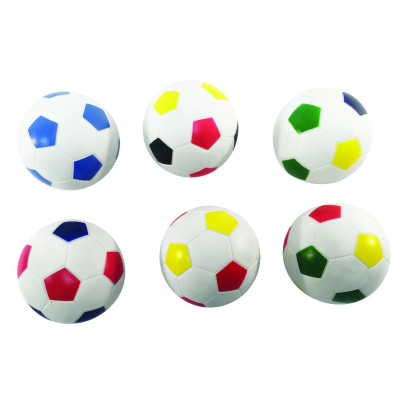 Set of 6 Footballs - 10 cm