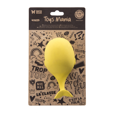 Latex toy - Summer Collection - Whale - Yellow