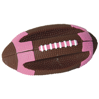 Vinyl rugby ball with rope - Sports - 19cm - brown