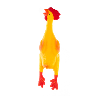 Latex chicken toy 22 cm