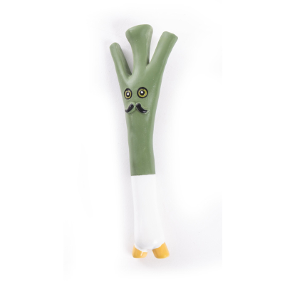 Latex leek toy for dogs