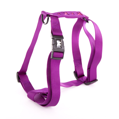 Nylon harness - Cross pattern - 16-30 - Purple x 1