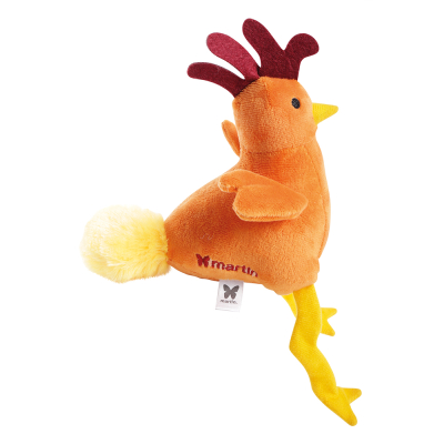 Plush toy for dogs - Orange rooster