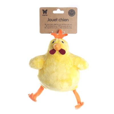 Plush toy for dog - Yellow chicken