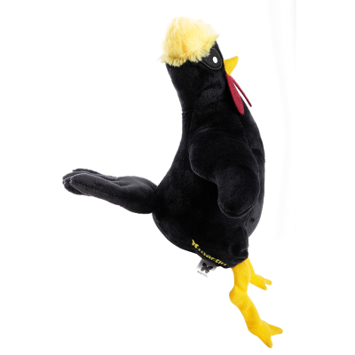 Plush toy for dog - Black rooster