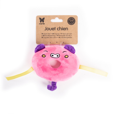 Plush toy for dog - Donut pig