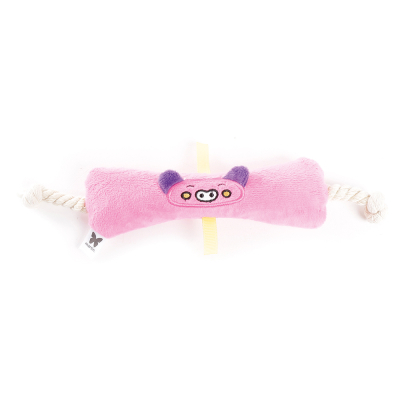 Plush dog toy - Pig bone