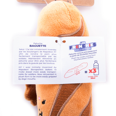 Plush toy for dog - Baguette