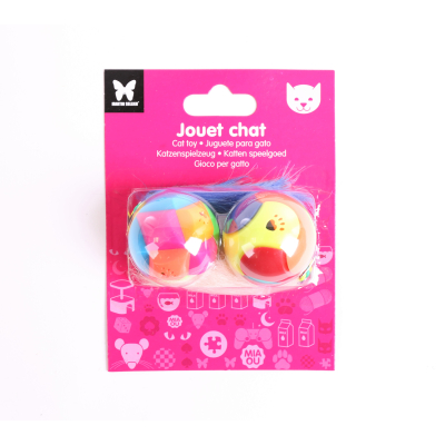 Cat toy - 2 glow-in-the-dark balls