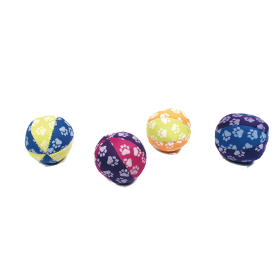 Cat toy - 2 glow-in-the-dark paw balls
