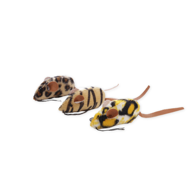 Set of cat toys - small safari mouse model