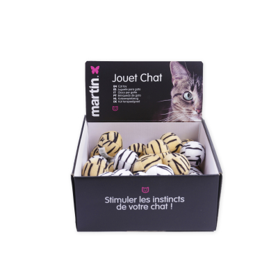 Set of toys for cats - leopard balls