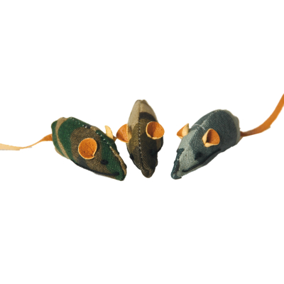 Set of cat toys - camouflage mice