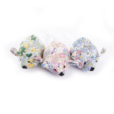 Set of cat toys - Flower pattern mice