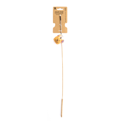 Cat toy - Fishing rod - cat head x12