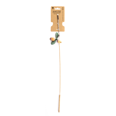 Cat toy - Fishing rod - exotic fruits x12