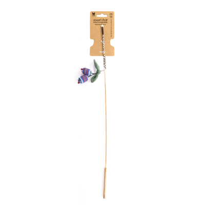 Cat toy - Fishing rod - exotic fruits x12