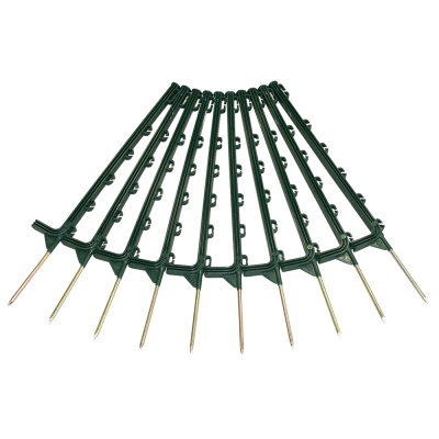 Piquets pour clôture horizontal - 75cm - vert x 1