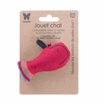 Cat toy - Goldfish - ethnic fabric